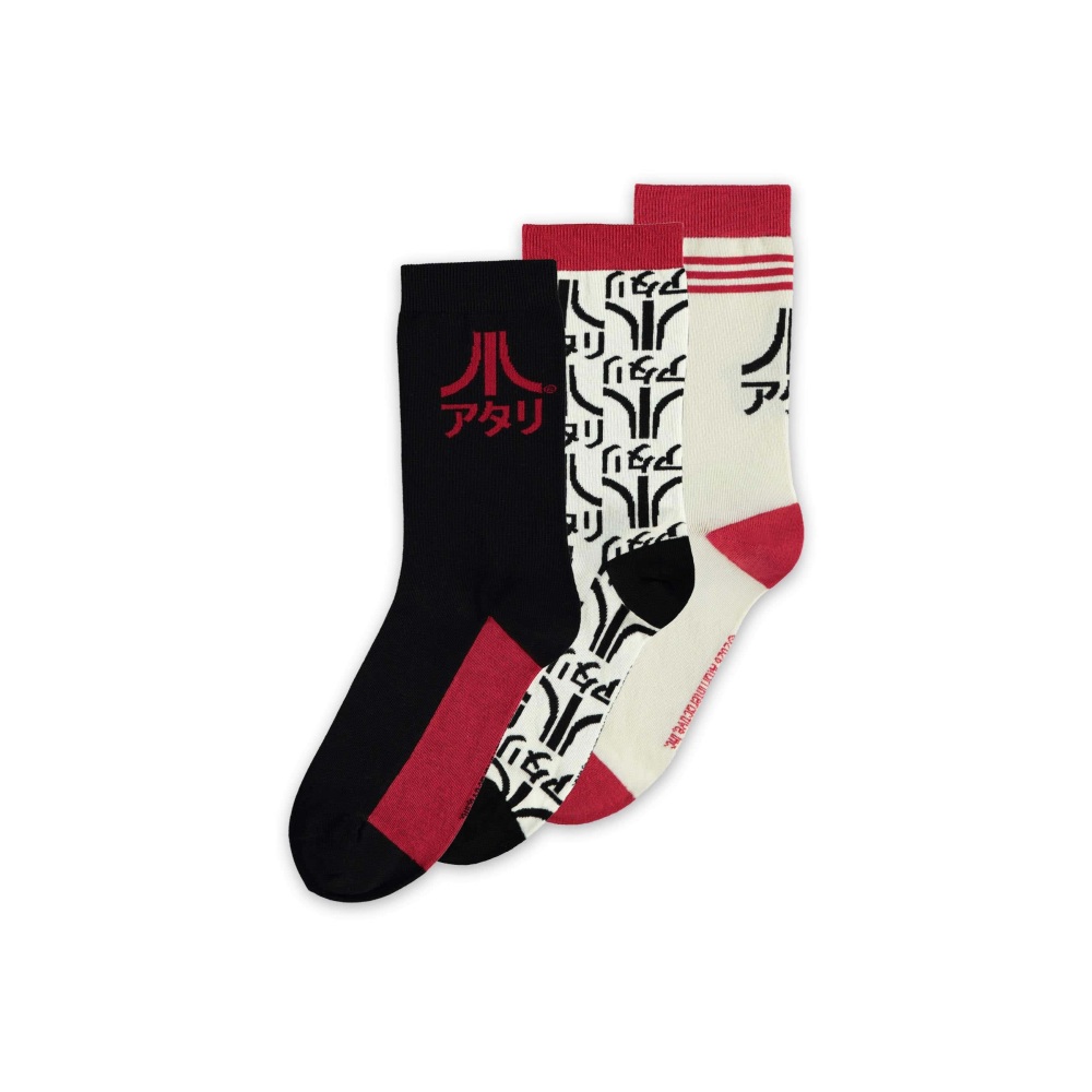 Atari - Crew Socks (3Pack) Socks - Multicolours